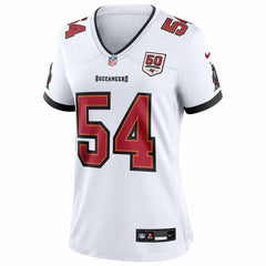 NFL Lavonte David Tampa Bay Buccaneers Women's 50th Anniversary White Game Jersey - White