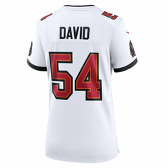 NFL Lavonte David Tampa Bay Buccaneers Women's 50th Anniversary White Game Jersey - White