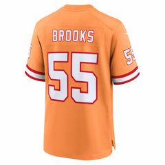 NFL Derrick Brooks Tampa Bay Buccaneers 50th Season Game Jersey - Creamsicle