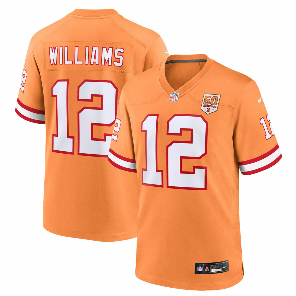 NFL Doug Williams Tampa Bay Buccaneers 50th Season Game Jersey - Creamsicle