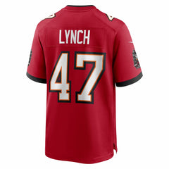 NFL John Lynch Tampa Bay Buccaneers 50th Anniversary Team Game Jersey - Red