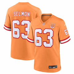 Lee Roy Selmon Tampa Bay Buccaneers 50th Season Game Jersey Creamsicle