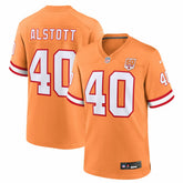 NFL Mike Alstott Tampa Bay Buccaneers 50th Season Game Jersey - Creamsicle