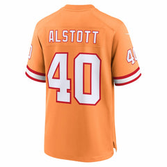 NFL Mike Alstott Tampa Bay Buccaneers 50th Season Game Jersey - Creamsicle