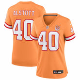 NFL Mike Alstott Tampa Bay Buccaneers Women's 50th Season Game Jersey - Creamsicle