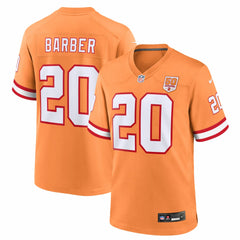 NFL Ronde Barber Tampa Bay Buccaneers 50th Season Game Jersey - Creamsicle