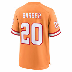 NFL Ronde Barber Tampa Bay Buccaneers 50th Season Game Jersey - Creamsicle