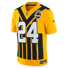 Joey Porter Jr. Pittsburgh Steelers Alternate 1933 Throwback Vapor F.U.S.E. Limited Jersey Gold