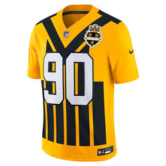 NFL T.J. Watt Pittsburgh Steelers Alternate Vapor F.U.S.E. Limited Jersey - Gold