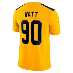 NFL T.J. Watt Pittsburgh Steelers Alternate Vapor F.U.S.E. Limited Jersey - Gold