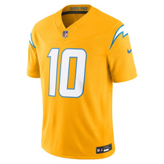 NFL Justin Herbert Los Angeles Chargers Alternate Charger Power Vapor F.U.S.E. Limited Jersey - Gold