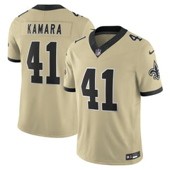 NFL Alvin Kamara New Orleans Saints Gameday Golds Alternate Vapor F.U.S.E. Limited Jersey - Gold