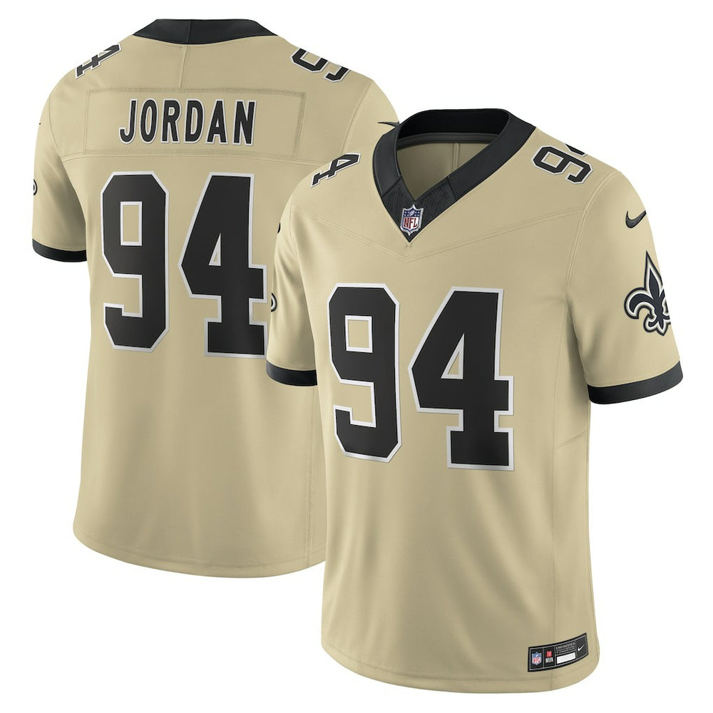 NFL Cameron Jordan New Orleans Saints Gameday Golds Alternate Vapor F.U.S.E. Limited Jersey - Gold