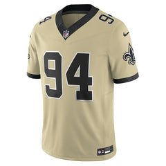 NFL Cameron Jordan New Orleans Saints Gameday Golds Alternate Vapor F.U.S.E. Limited Jersey - Gold