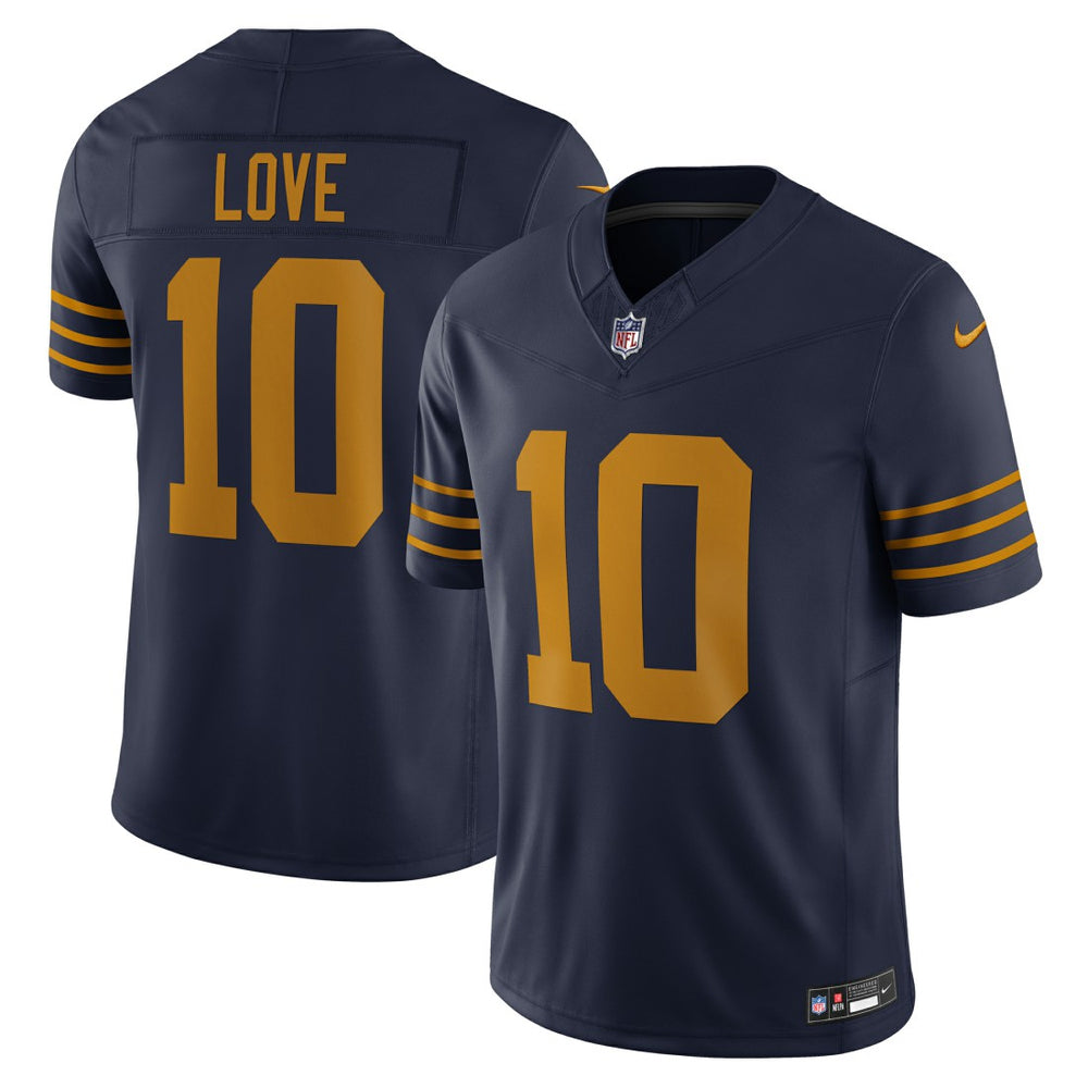 NFL Jordan Love Green Bay Packers The 1923 Classic Vapor F.U.S.E. Limited Jersey - Navy
