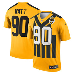 T.J. Watt Pittsburgh Steelers Alternate 1933 Throwback Legend Player Performance Top Gold