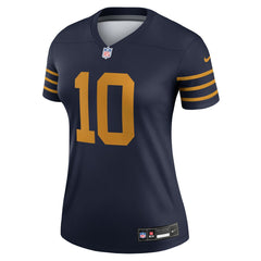 Jordan Love Green Bay Packers Women's The 1923 Classic Legend Player Dri-FIT Top Navy