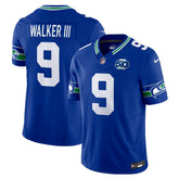 NFL Kenneth Walker III Seattle Seahawks 50th Season Vapor F.U.S.E. Limited Jersey - Royal