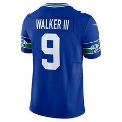 NFL Kenneth Walker III Seattle Seahawks 50th Season Vapor F.U.S.E. Limited Jersey - Royal
