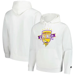 Minnesota Vikings Starter Vintage Pullover Hoodie White