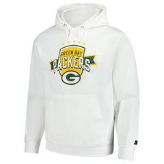 Green Bay Packers Starter Vintage Pullover Hoodie White
