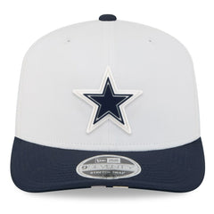 Dallas Cowboys New Era 2025 NFL Training Camp 9SEVENTY Adjustable Hat White/Navy