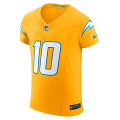 NFL Justin Herbert Los Angeles Chargers Alternate Charger Power Vapor F.U.S.E. Elite Jersey - Gold