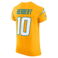NFL Justin Herbert Los Angeles Chargers Alternate Charger Power Vapor F.U.S.E. Elite Jersey - Gold