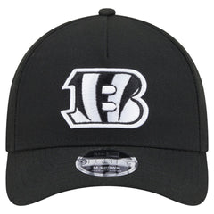 Cincinnati Bengals New Era Team Collection 9FORTY M-Crown A-Frame Adjustable Hat Black
