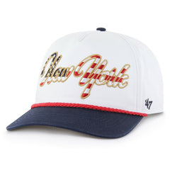 New York Giants '47 Patriotic Overhand Hitch Adjustable Hat White