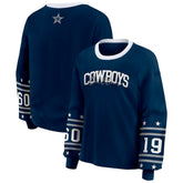 Dallas Cowboys WEAR by Erin Andrews Women's Sport Long-Sleeve T-Shirt Navy