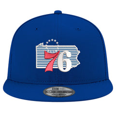 Philadelphia 76ers State Pride 9FIFTY Snapback Hat Royal