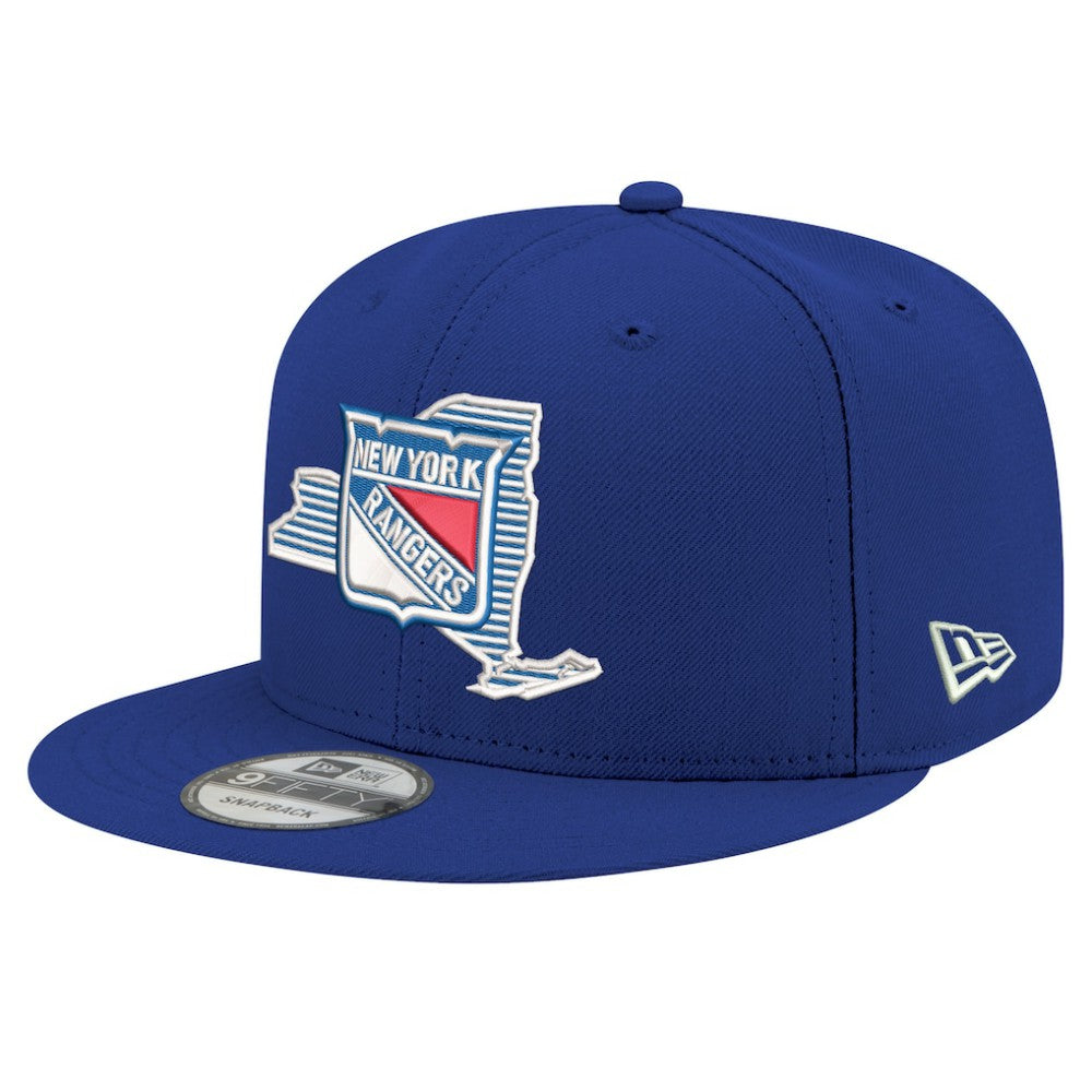 NHL New York Rangers New Era State Pride 9FIFTY Snapback Hat - Blue