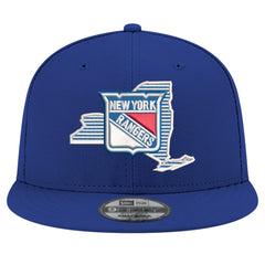 NHL New York Rangers New Era State Pride 9FIFTY Snapback Hat - Blue