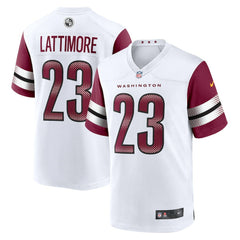 NFL Marshon Lattimore Washington Commanders Game Jersey - White
