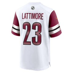 NFL Marshon Lattimore Washington Commanders Game Jersey - White