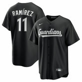 MLB Jos¨¦ Ram¨ªrez Cleveland Guardians Nike Replica Player Jersey - Black