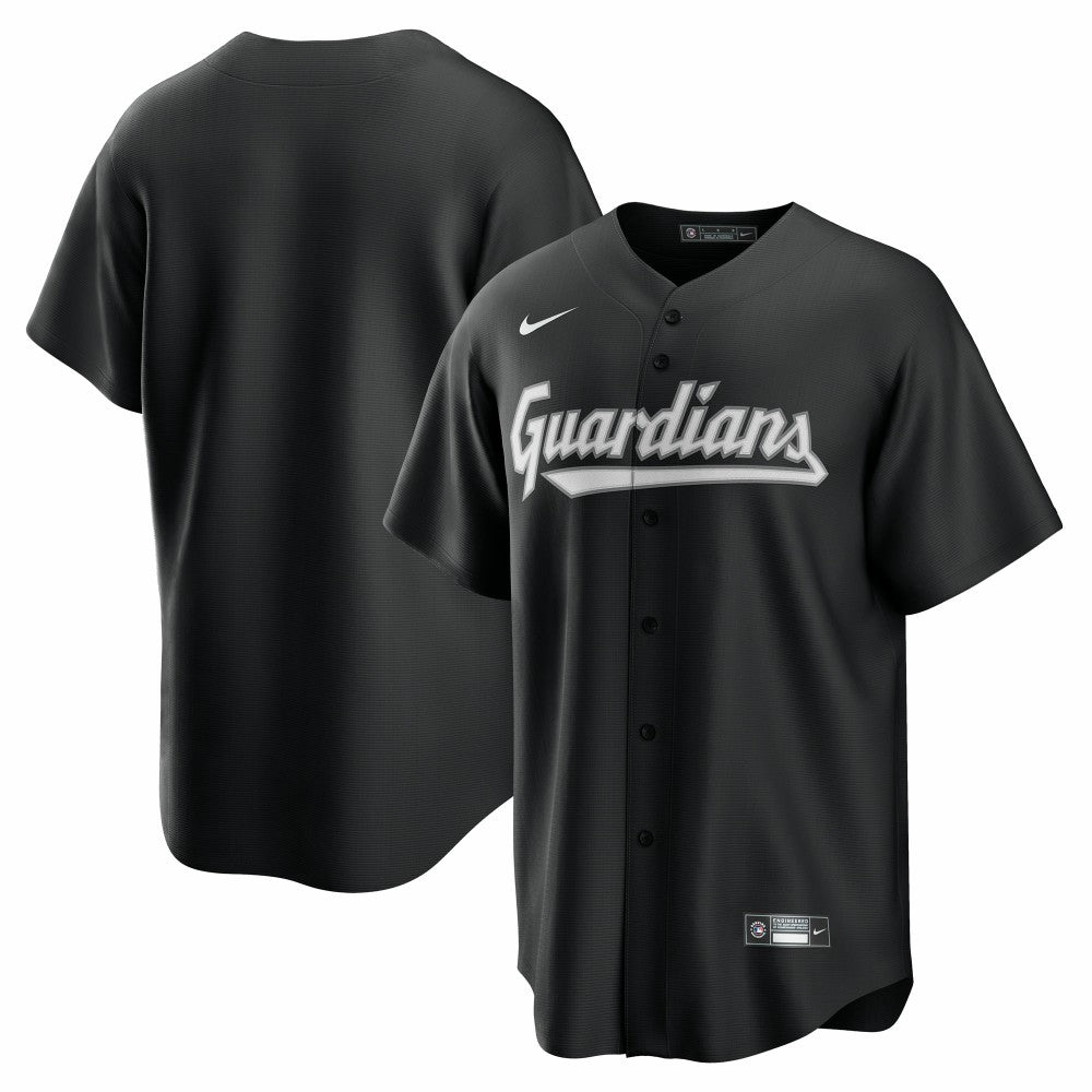MLB Cleveland Guardians Nike Replica Jersey - Black