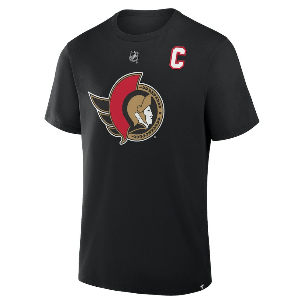 NHL Brady Tkachuk Ottawa Senators Fanatics Authentic Stack Name & Number T-Shirt - Black