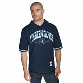 Minnesota Timberwolves Tommy Jeans Paul French Terry Short Sleeve Pullover Hoodie Navy