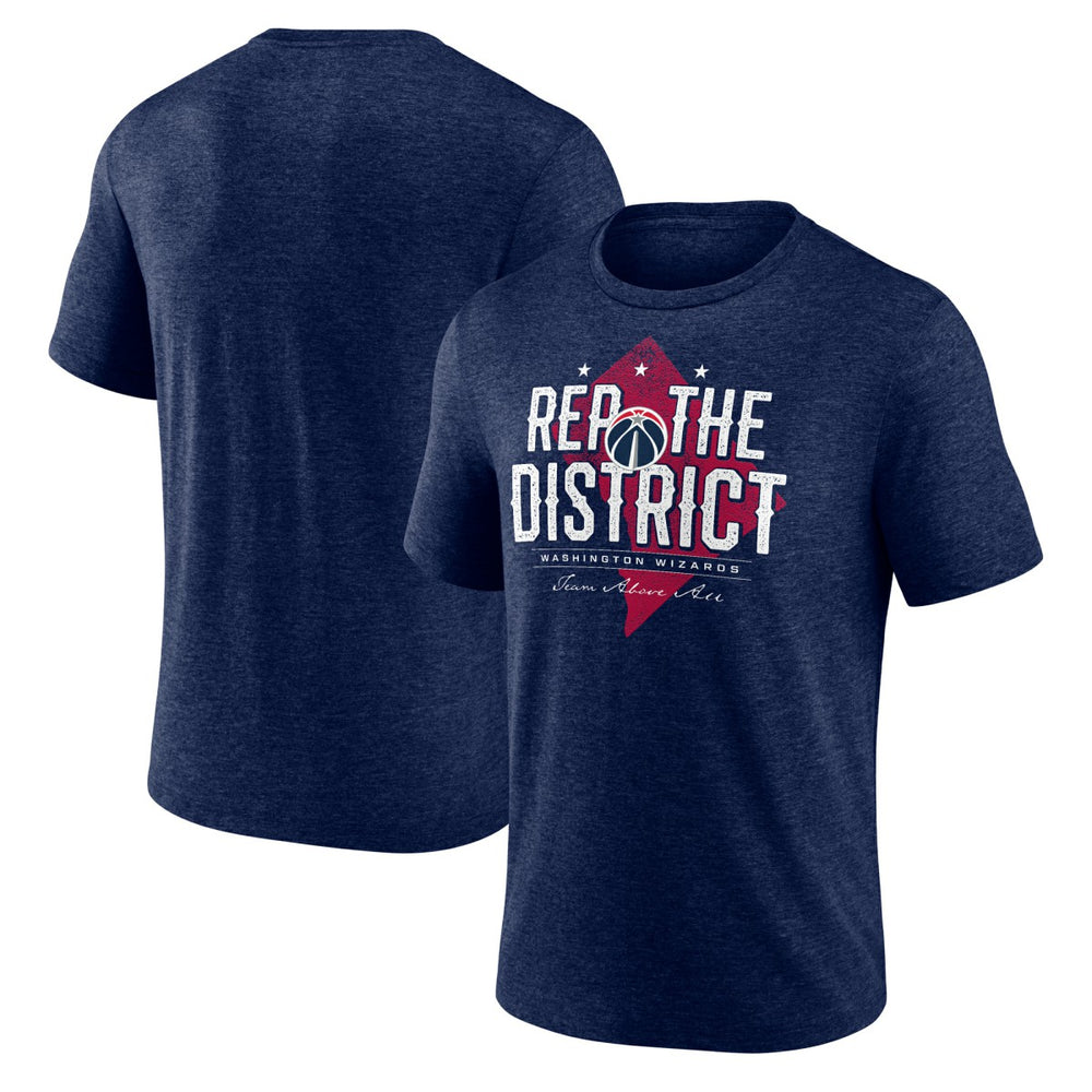 Washington Wizards Huddle Tri-Blend T-Shirt Navy