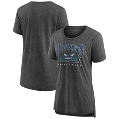 Charlotte Hornets Women's Selection Tri-Blend T-Shirt Gray