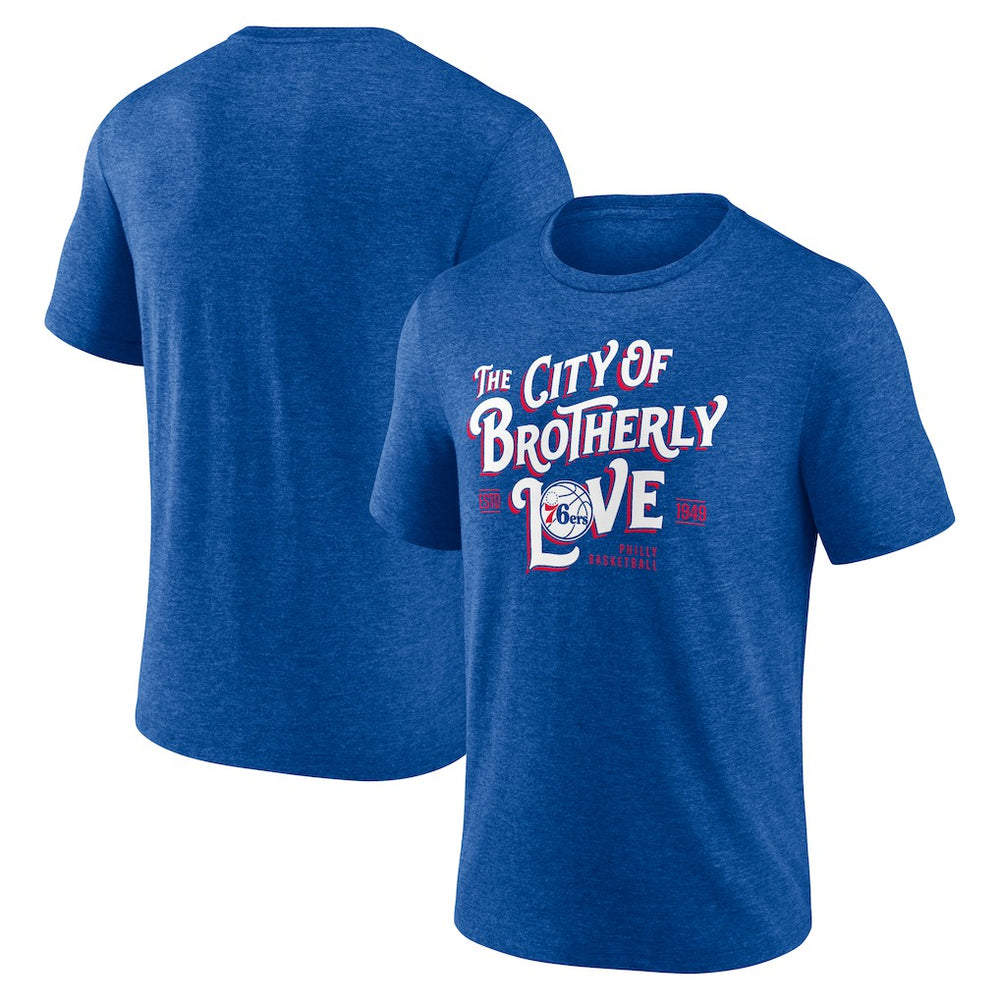 Philadelphia 76ers Team Pride Tri-Blend T-Shirt Royal
