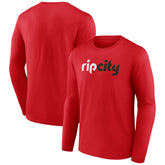 Portland Trail Blazers Alternate Logo Long Sleeve T-Shirt Red