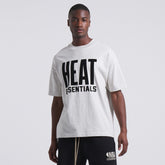 Miami Heat Fear of God Unisex NBA x ESSENTIALS T-Shirt Heather Gray