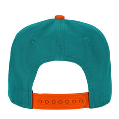 Miami Dolphins Outerstuff Youth Essentials Snapback Hat Aqua