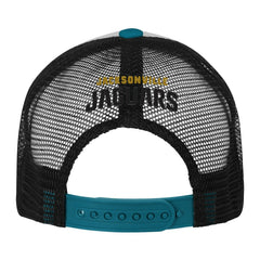 Jacksonville Jaguars Youth Essentials Trucker Adjustable Hat White/Teal
