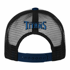 Tennessee Titans Youth Essentials Trucker Adjustable Hat White/Navy