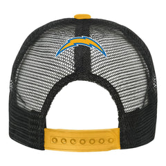 Los Angeles Chargers Youth Modern Fan Trucker Adjustable Hat White/Gold