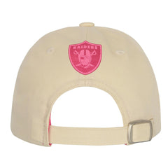 Las Vegas Raiders Outerstuff Girls Youth Blitz Adjustable Hat Cream